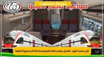 قبل سفرك اليوم.. تفاصيل مواعيد قطار تالجو وأسعار التذاكر لجميع الخطوط 1